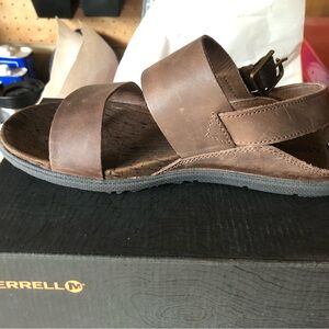 Merrell Women’s Brown Leather Sandals